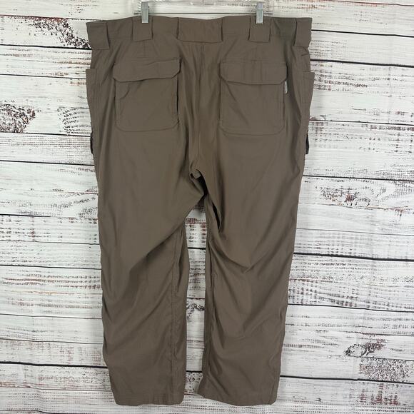 Mens Duluth Flex Dry on The Fly Nylon Cargo Activewear Pants Taupe Brown 44X30 - Picture 2 of 7